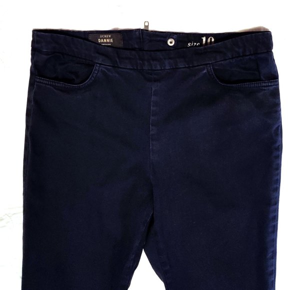 J. Crew Dannie Navy Blue Pants with Back Zipper - Picture 6 of 7